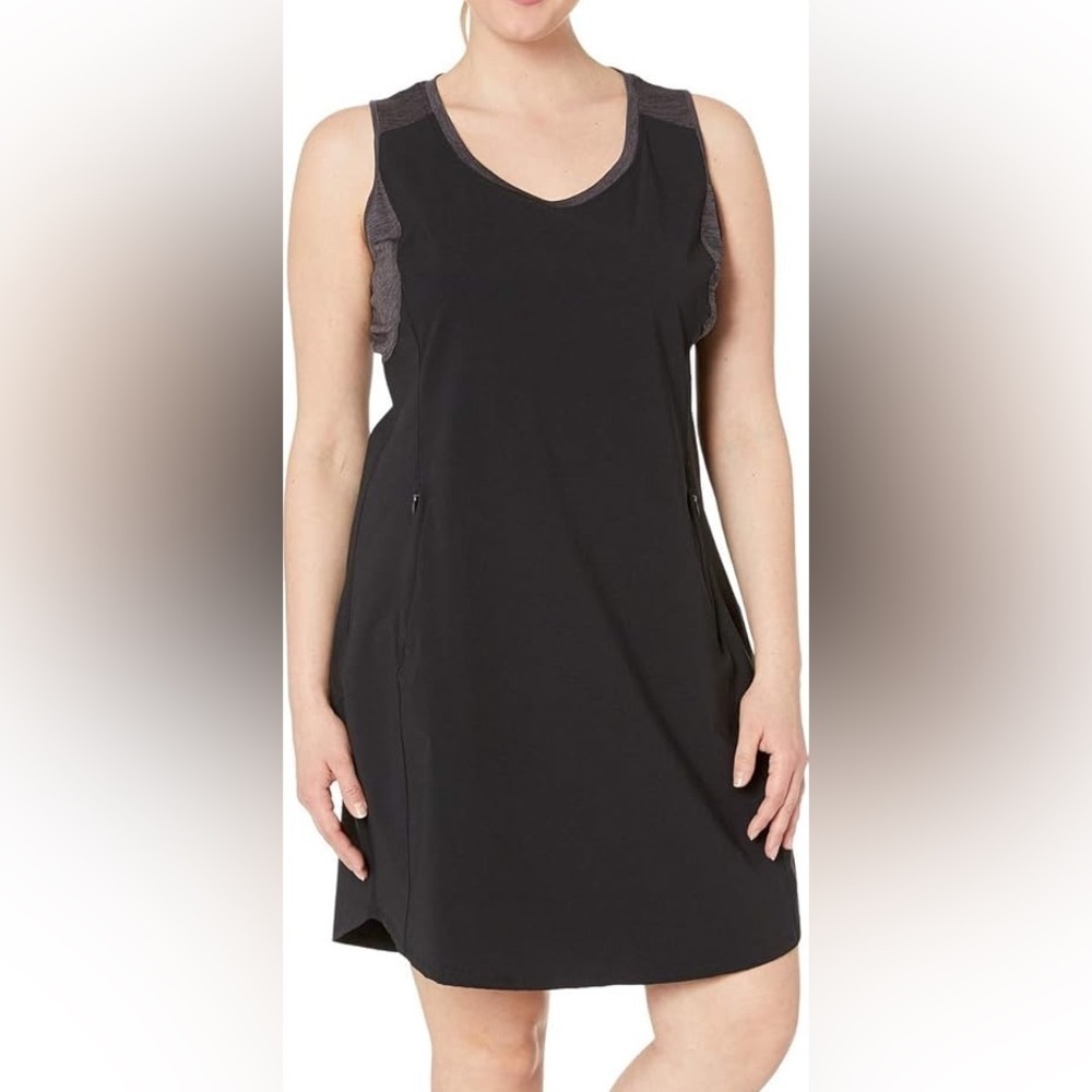 Columbia Dress Women's Bryce Peak™ Dress Size XL Black Heather gray Omni wick